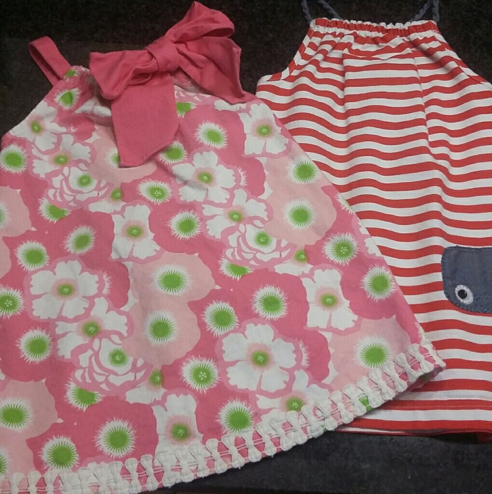Two mudpie dresses